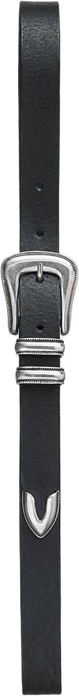 Western Silver Belt, från Nudie Jeans, i färgen Black.