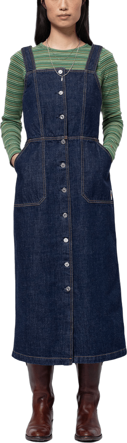 Mona Denim Dress 40s Redcast