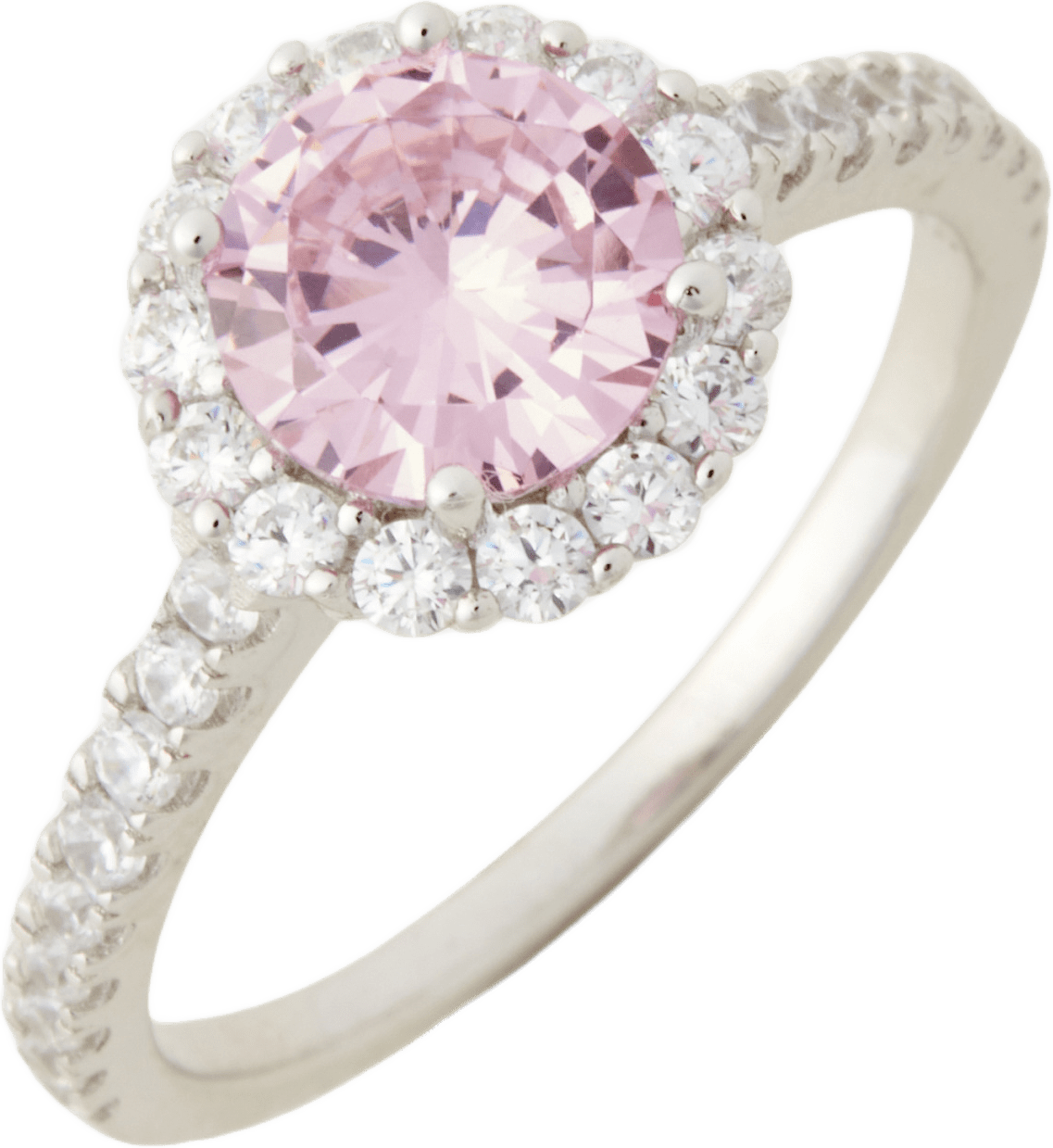 Ring silver Pink, från Sigrid, i färgen Cz-1 Pink.