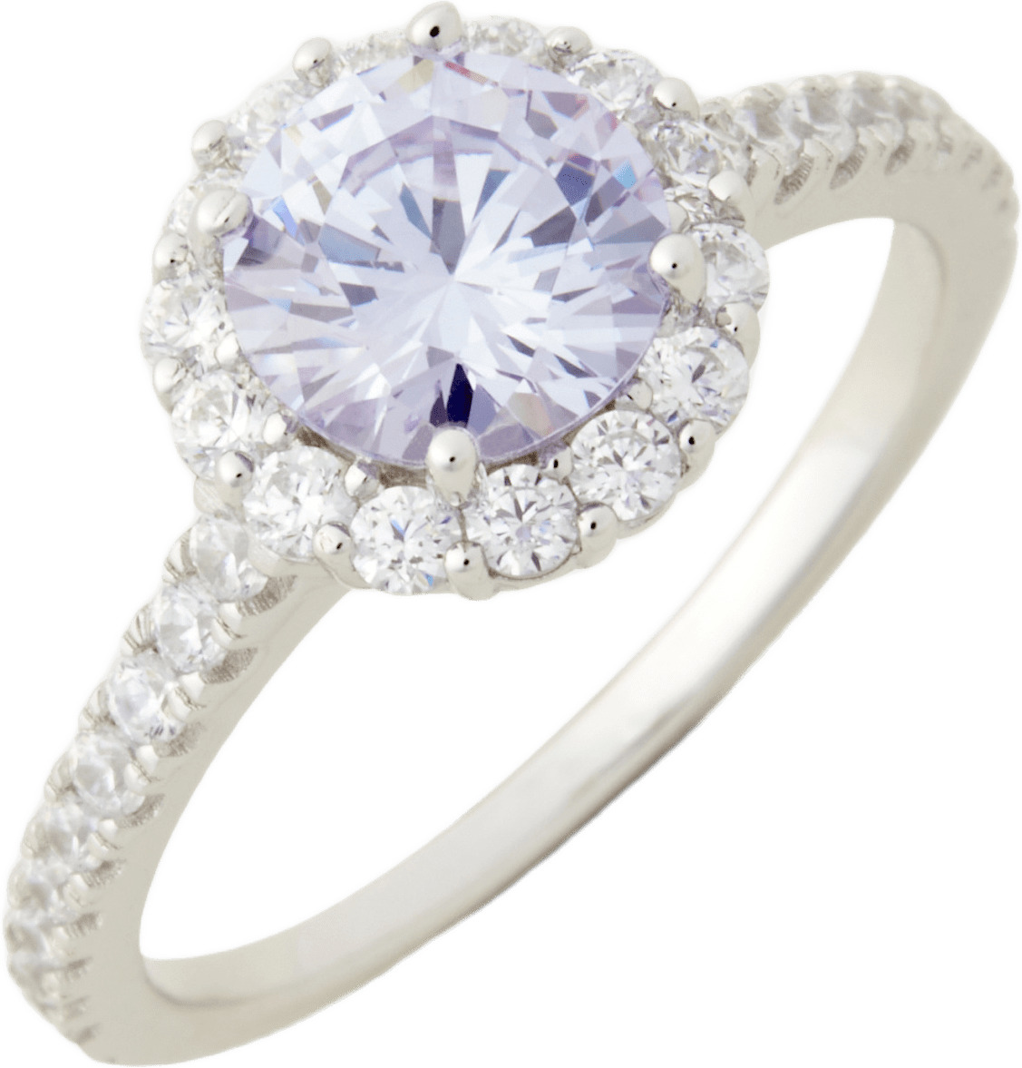 Ring silver Lavender, från Sigrid, i färgen Cz-06 Lavender.