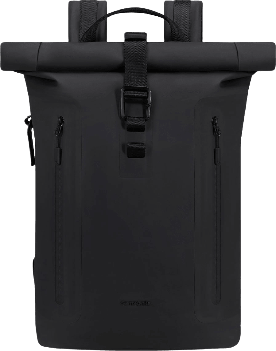 Dataryggsäck i vattenavvisande material, från Samsonite, i färgen Black.