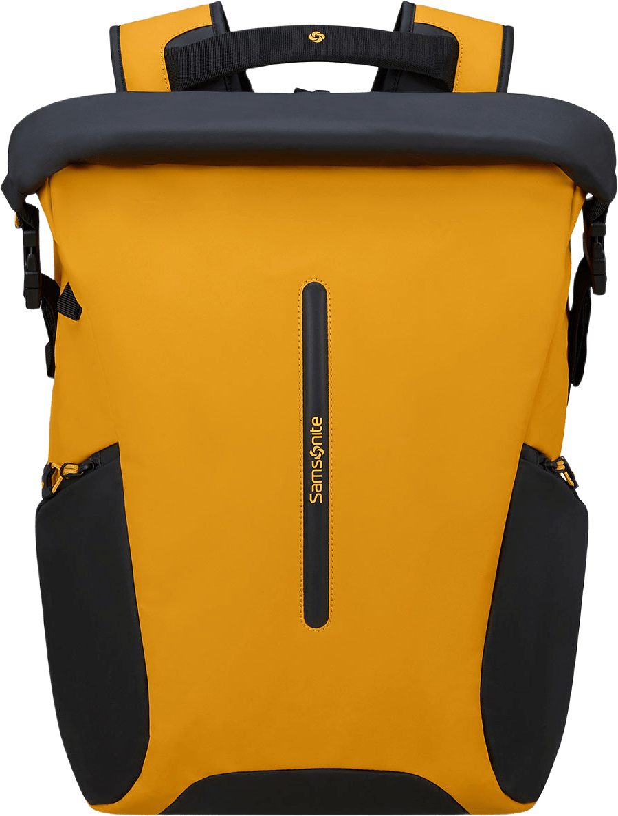 Rolltop Ryggsäck, från Samsonite, i färgen Yellow.