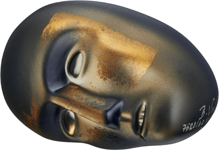 Brains You Exist - Here And Now Bv Ac-21, från Kosta Boda, i färgen Black/Gold.