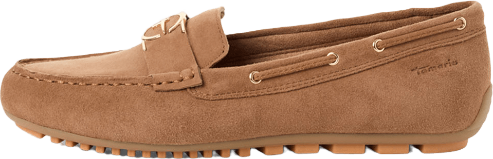 Loafers, från Tamaris, i färgen Cognac.