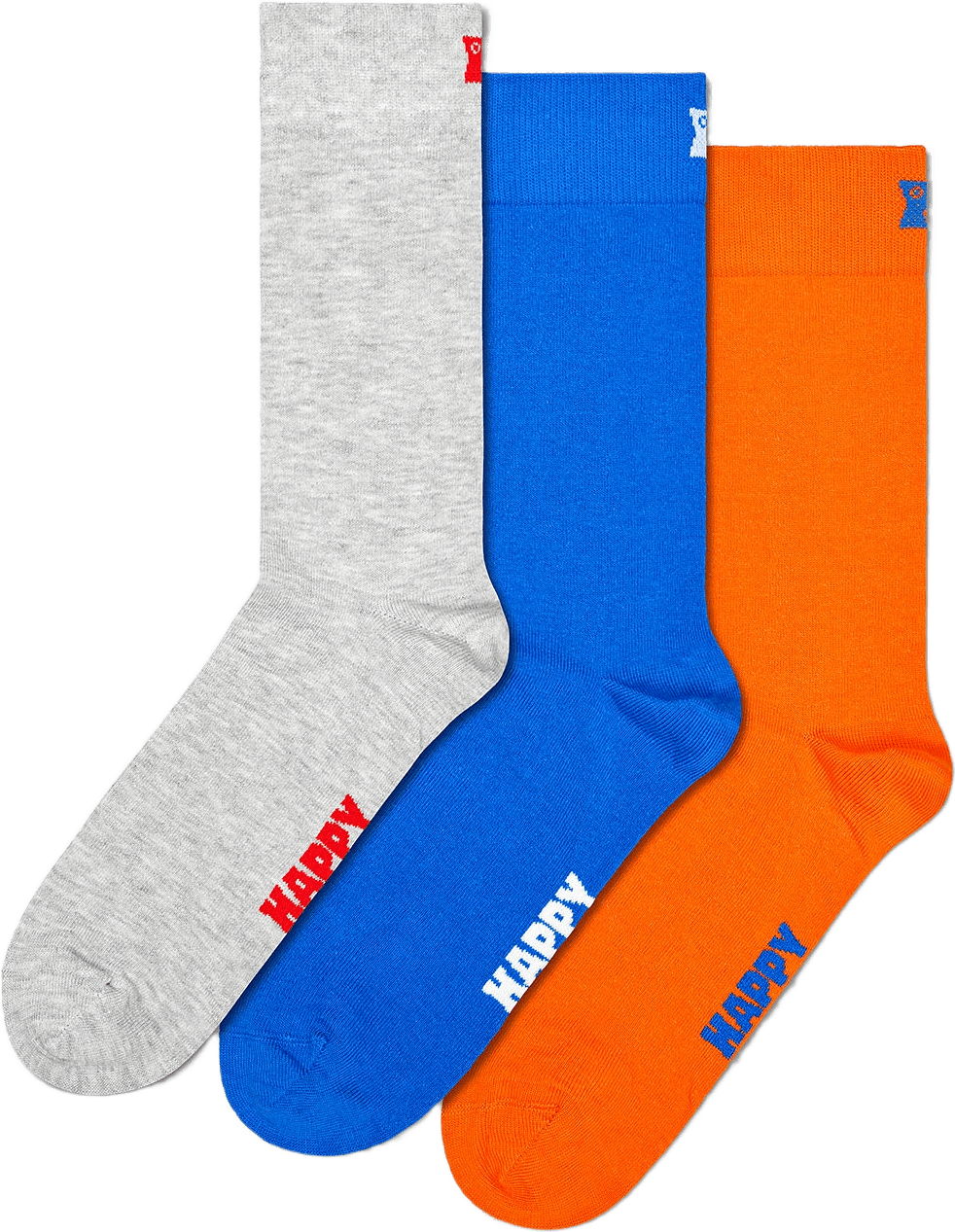 3-Pack Solid Socks