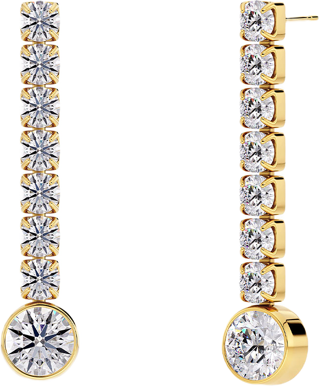 Ritzo Earrings, från Edblad, i färgen Gold.