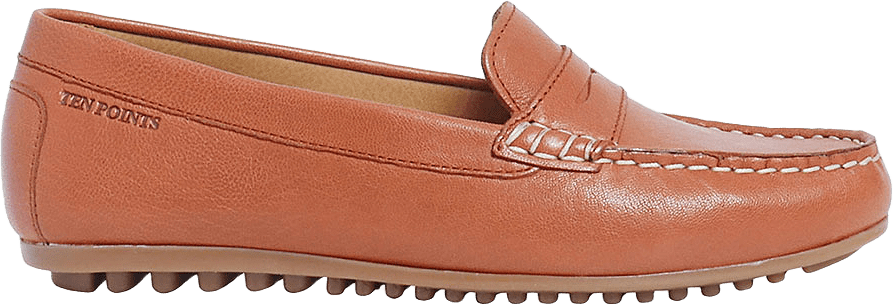 Indy Loafer, från Ten points, i färgen Cognac.