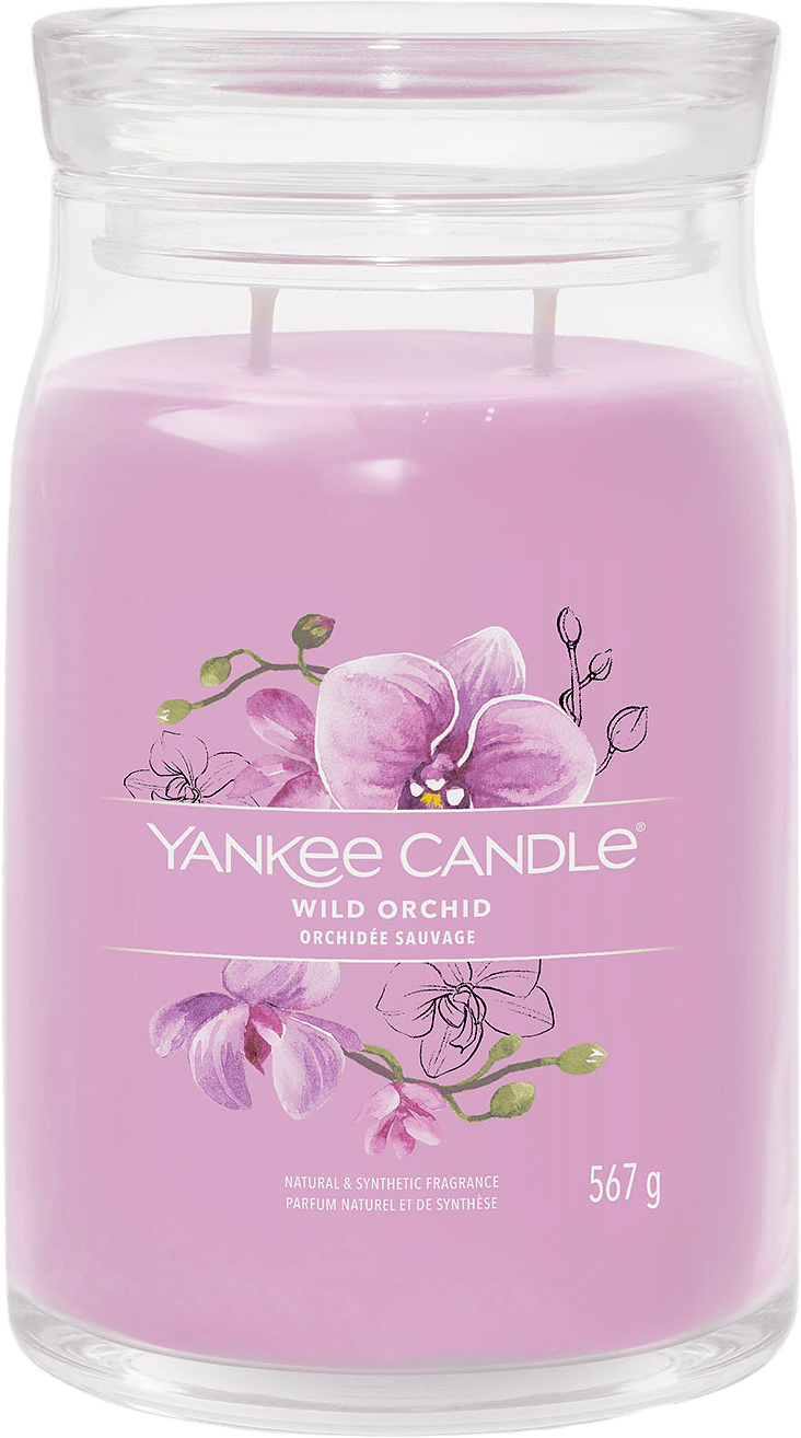 Signature Large Jar Wild Orchid, från Yankee Candle, i färgen Wild Orchid.