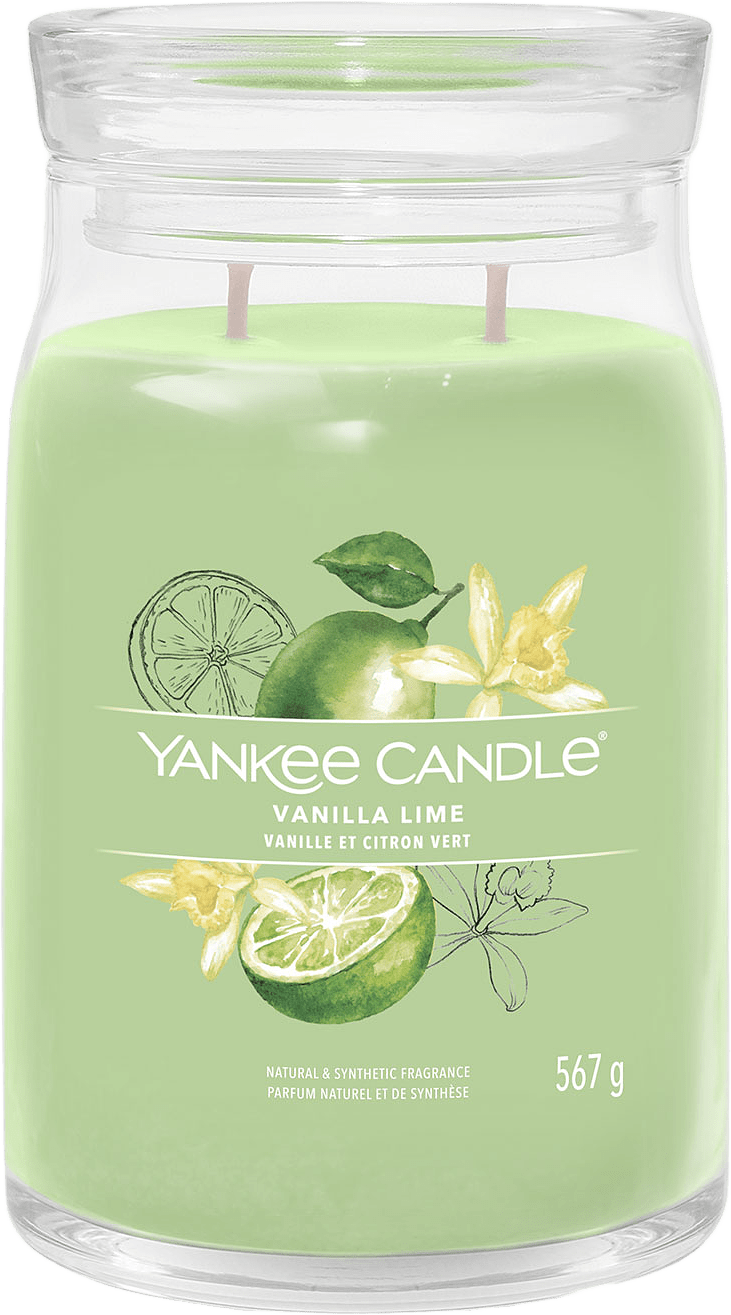 Signature Large Jar Vanilla Lime