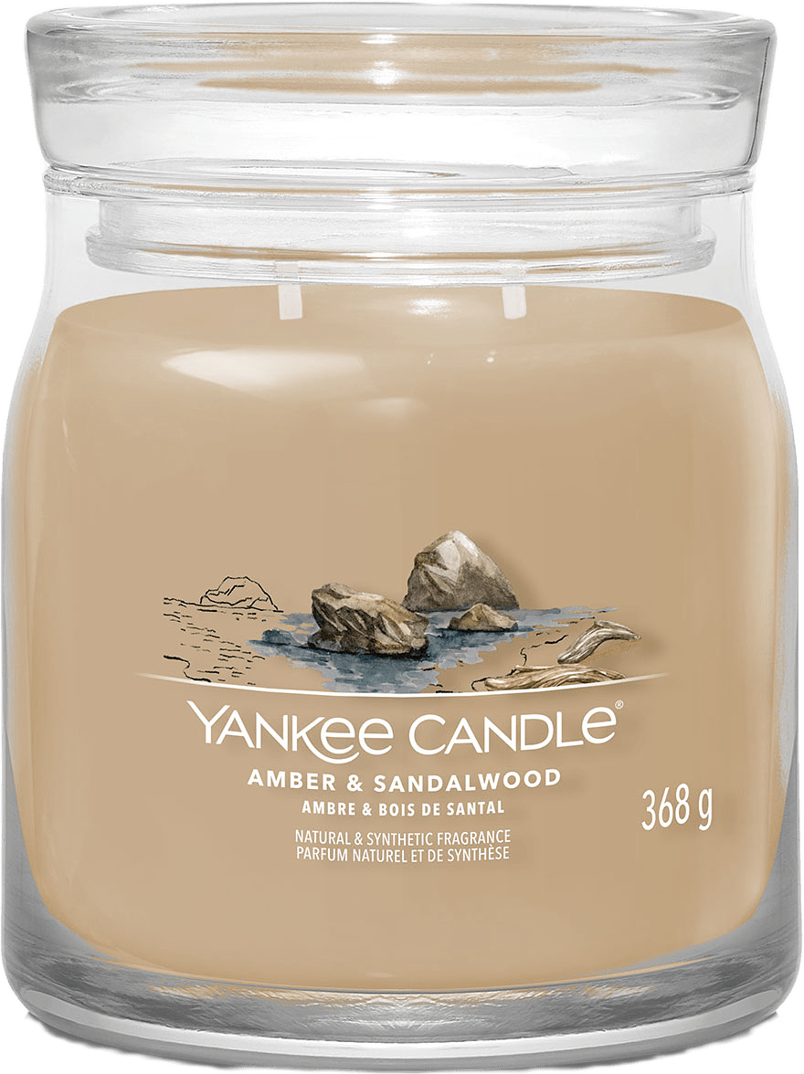 Signature Medium Jar  Amber & Sandalwood