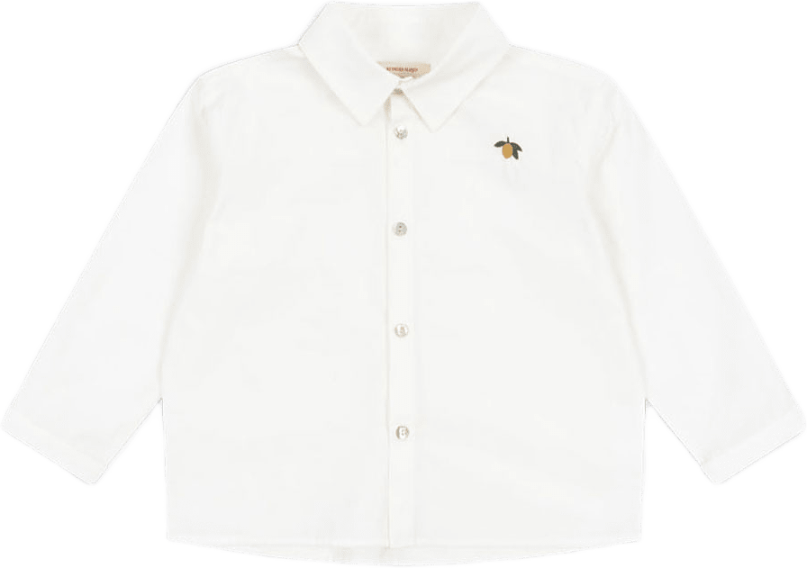 Rolf Shirt, från Konges Sløjd, i färgen Optic White.