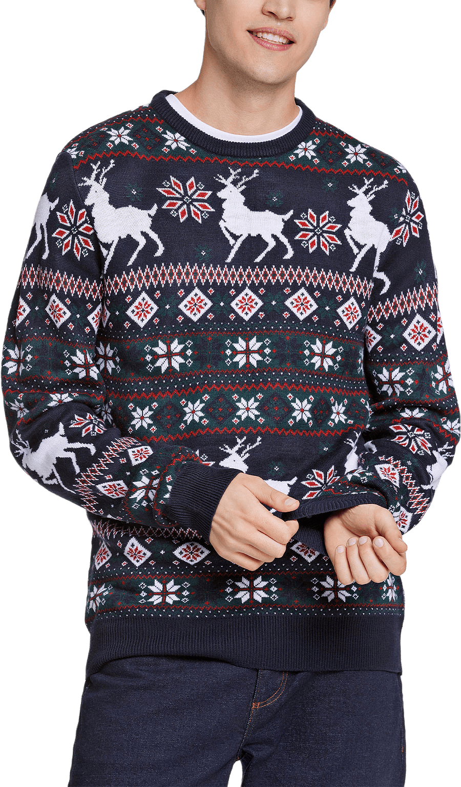 Christmas Knit, från Lindbergh, i färgen Dk Navy.