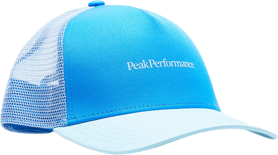 PP Trucker Cap, från Peak Performance, i färgen Cloud/Brilliant Blue/.