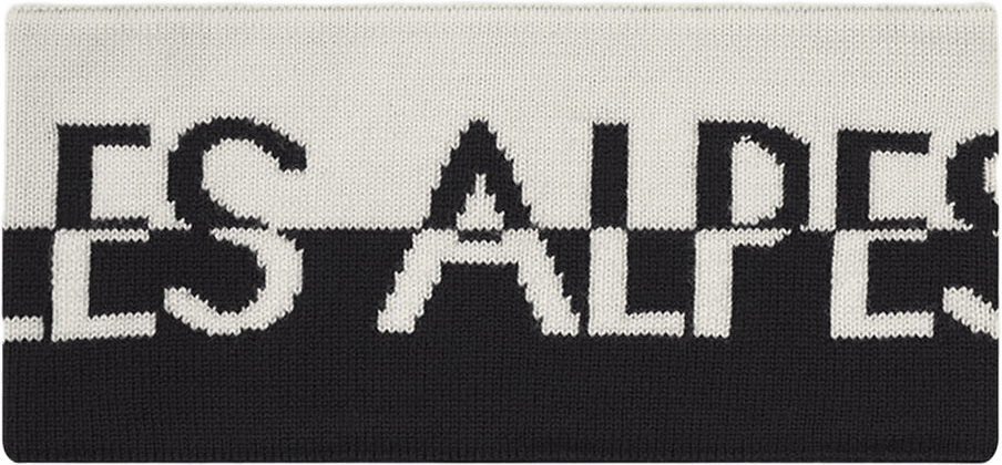 Les Alpes knitted Headband, från Twist & Tango, i färgen Black.