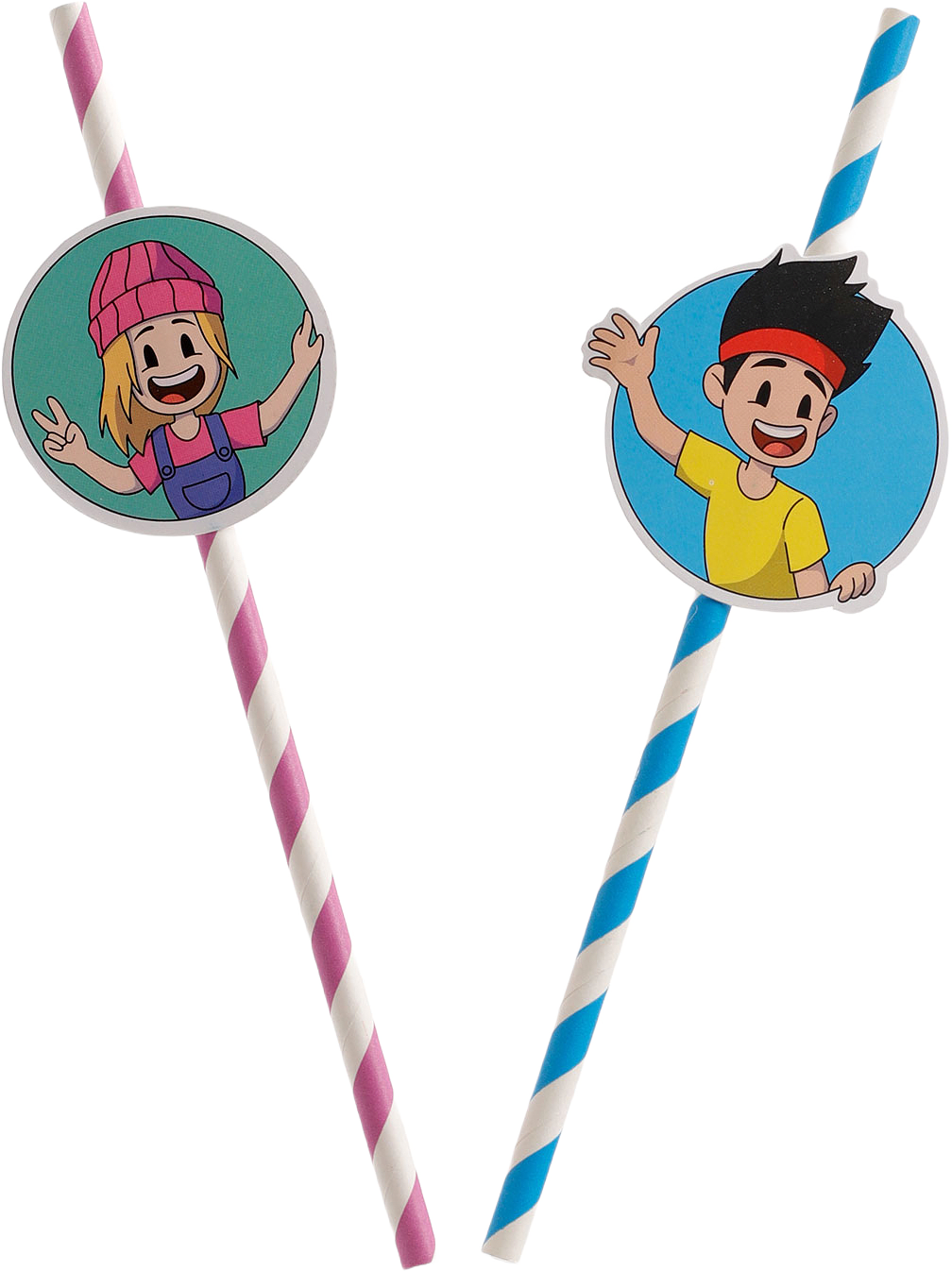 Tomu & Yumi Sugrör, från Hedlunds, i färgen Multicolor.