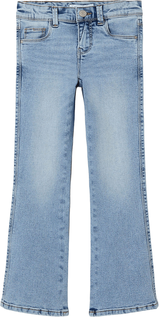 NKFPOLLY SKINNY BOOT JEANS 1142-AU, från Name It, i färgen Light Blue Denim.