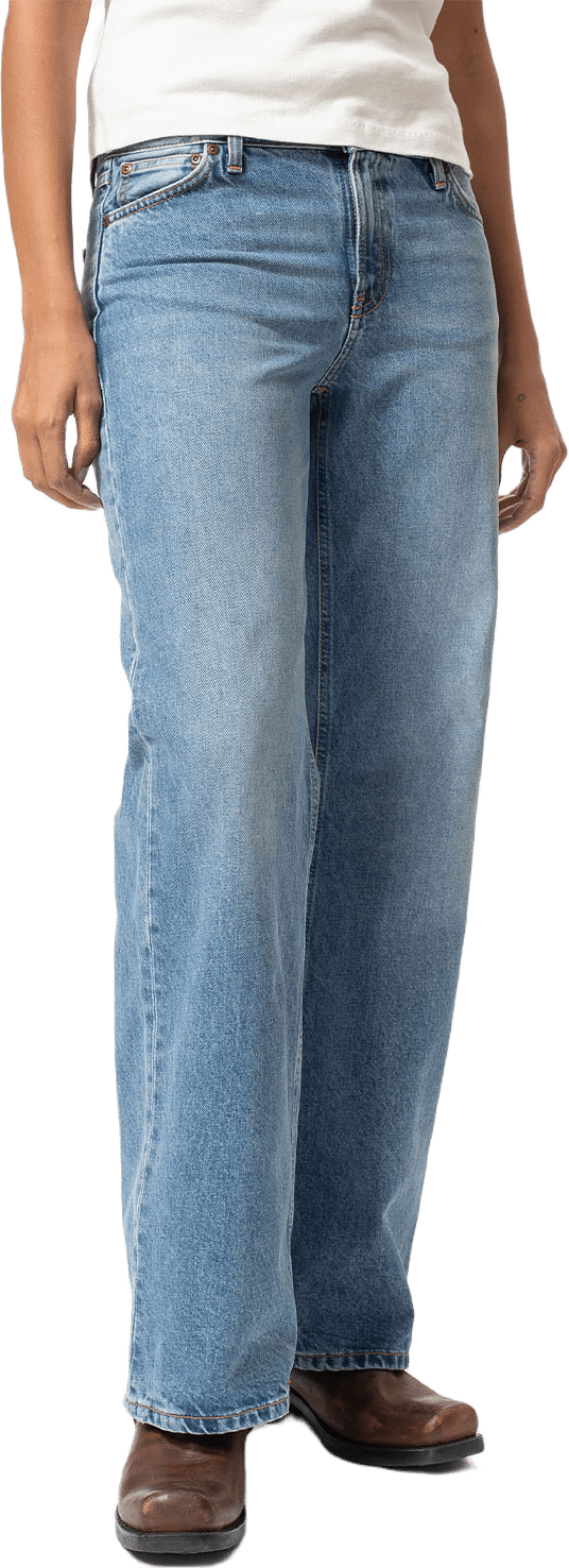 Wide Heidi Worn Treasure, från Nudie Jeans, i färgen Worn Treasure.