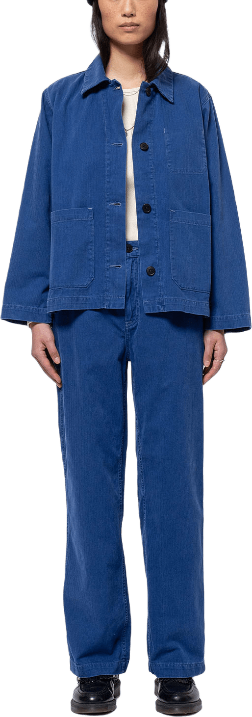 Lovis Herringbone Denim Jacket