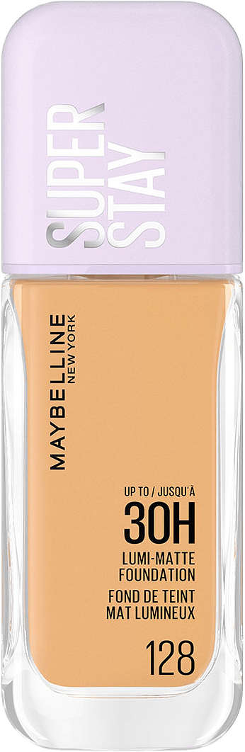 Superstay Lumi Matte Foundation, från Maybelline, i färgen 128.