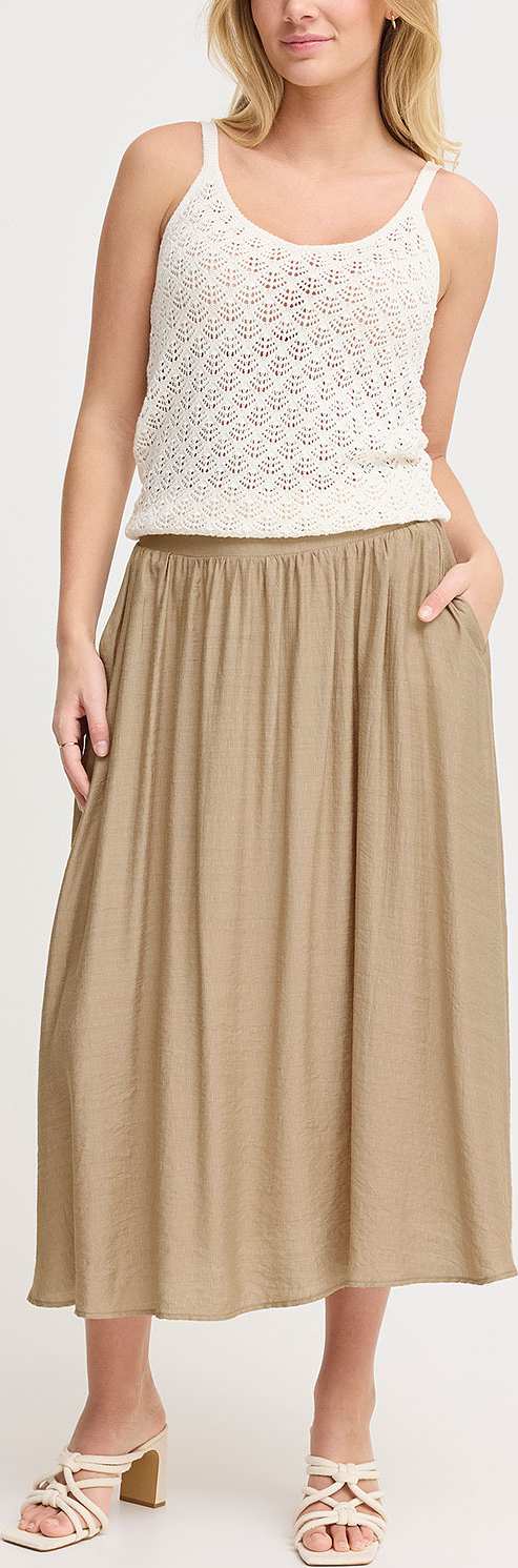 FRARIANA SK 1 Skirt, från Fransa, i färgen Silver Mink.