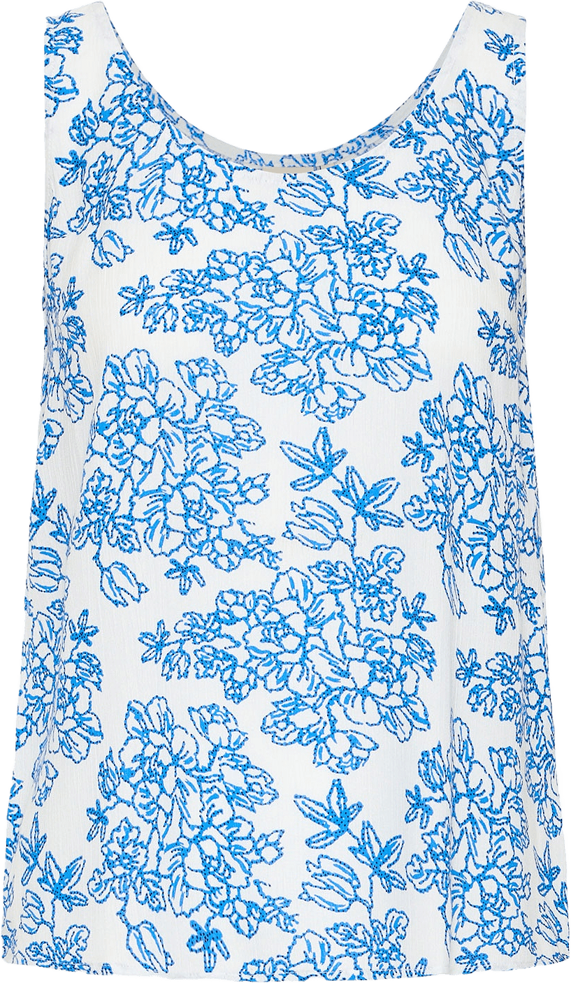 FREASE TOP 2 Shirt, från Fransa, i färgen Blue Iolite Art.