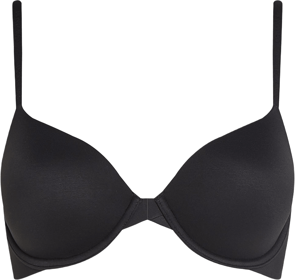 Demi LL Full Coverage, T-shirt BH i extra mjuk Microfiber., från Calvin Klein, i färgen Black.