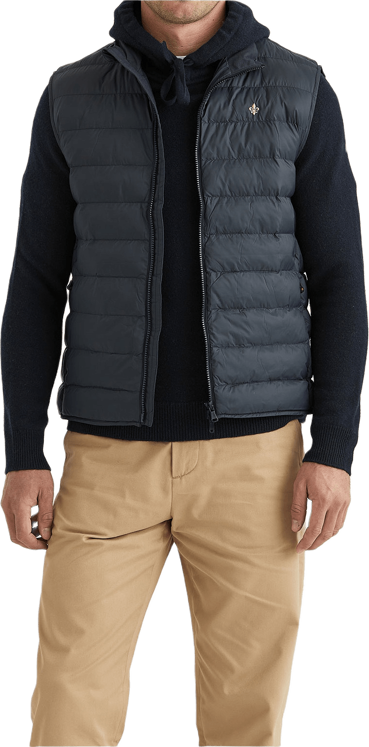 Vest Norfolk Liner, från Morris, i färgen Blue.