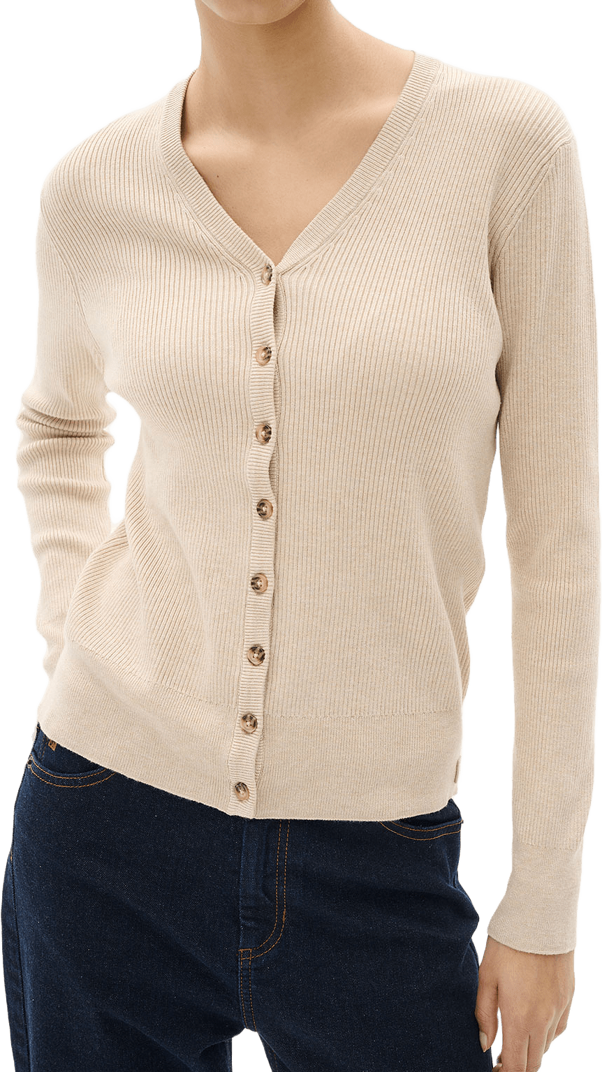 LeenahIW Cardigan; InWear Cardigan, från Inwear, i färgen Haze Melange.