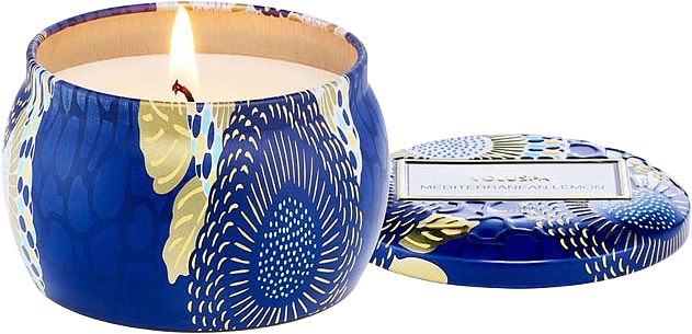 Mediterranean Lemon Mini Tin Candle, från Voluspa.