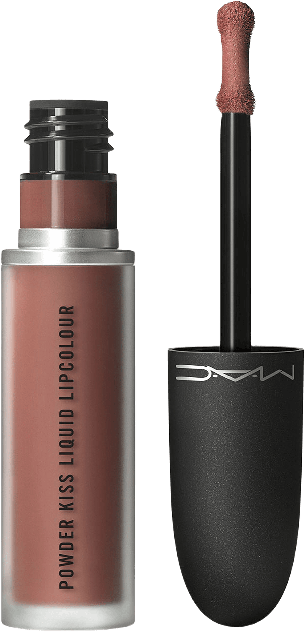 Powder Kiss Liquid Lip Color, från MAC Cosmetics, i färgen Taken.