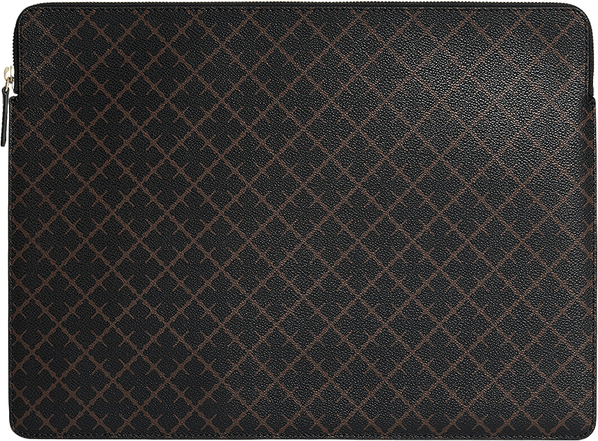 Ivy laptopfodral 16", från By Malene Birger, i färgen Dark Chokolate.
