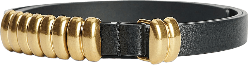 Ounlo läderbälte, från By Malene Birger, i färgen Black.