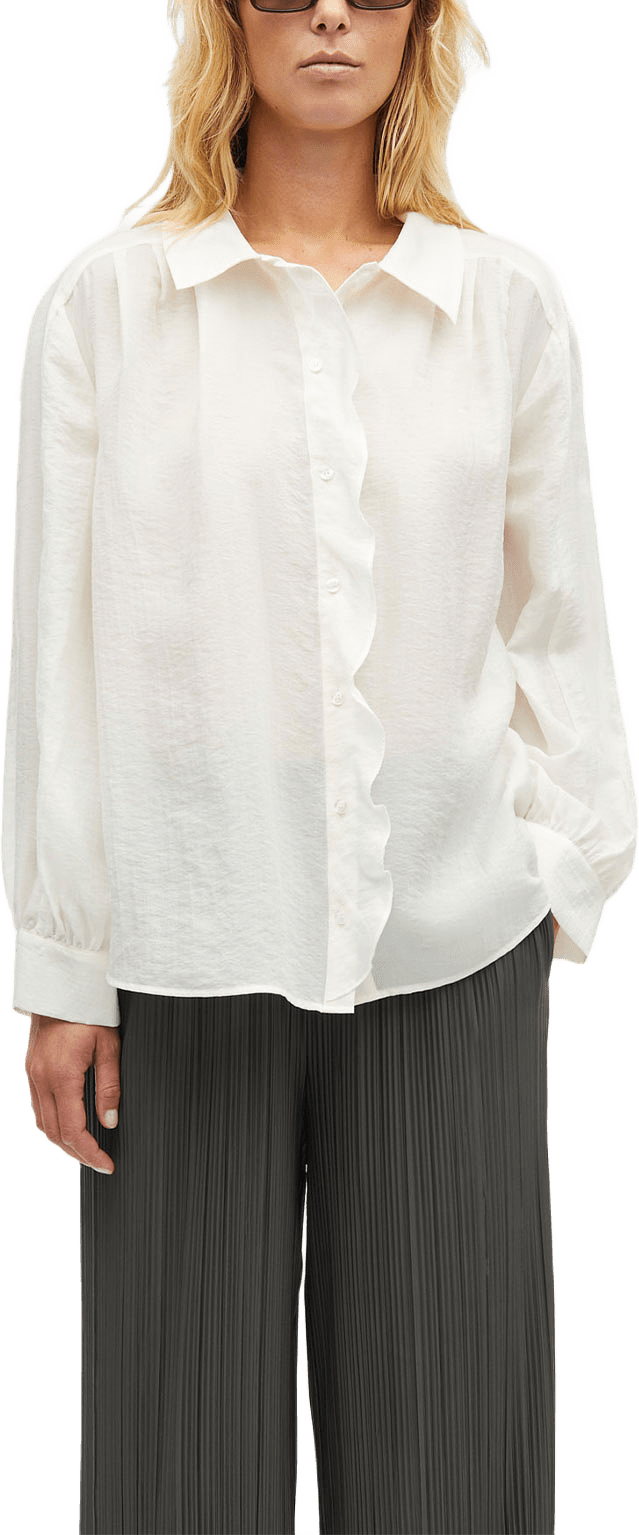Sathistle Blouse 15540, från SAMSOE SAMSOE, i färgen Egret.