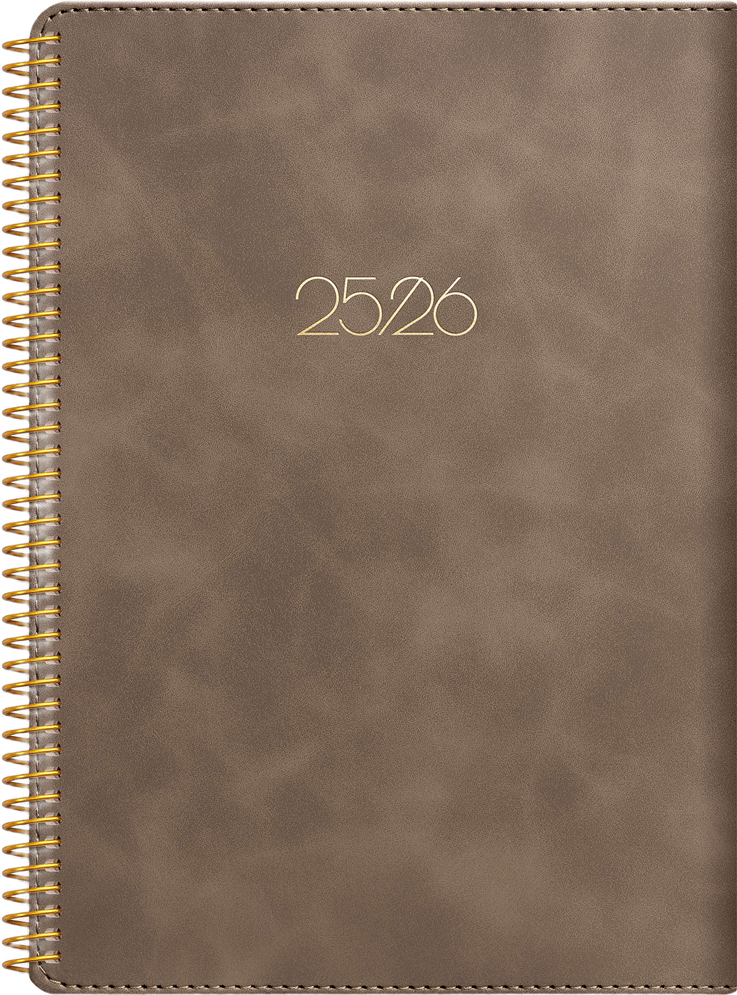 Kalender 25/26 Study A5 Twist mocca, från Burde, i färgen Brun.