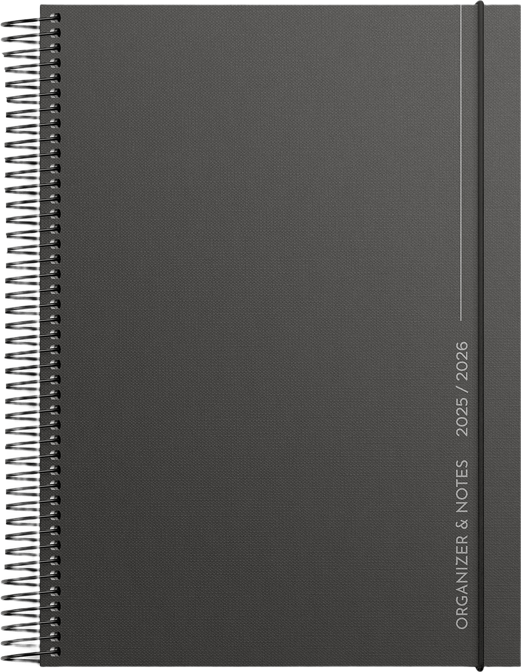 Kalender 25/26 Organizer & Notes Svart, från Burde, i färgen Svart.