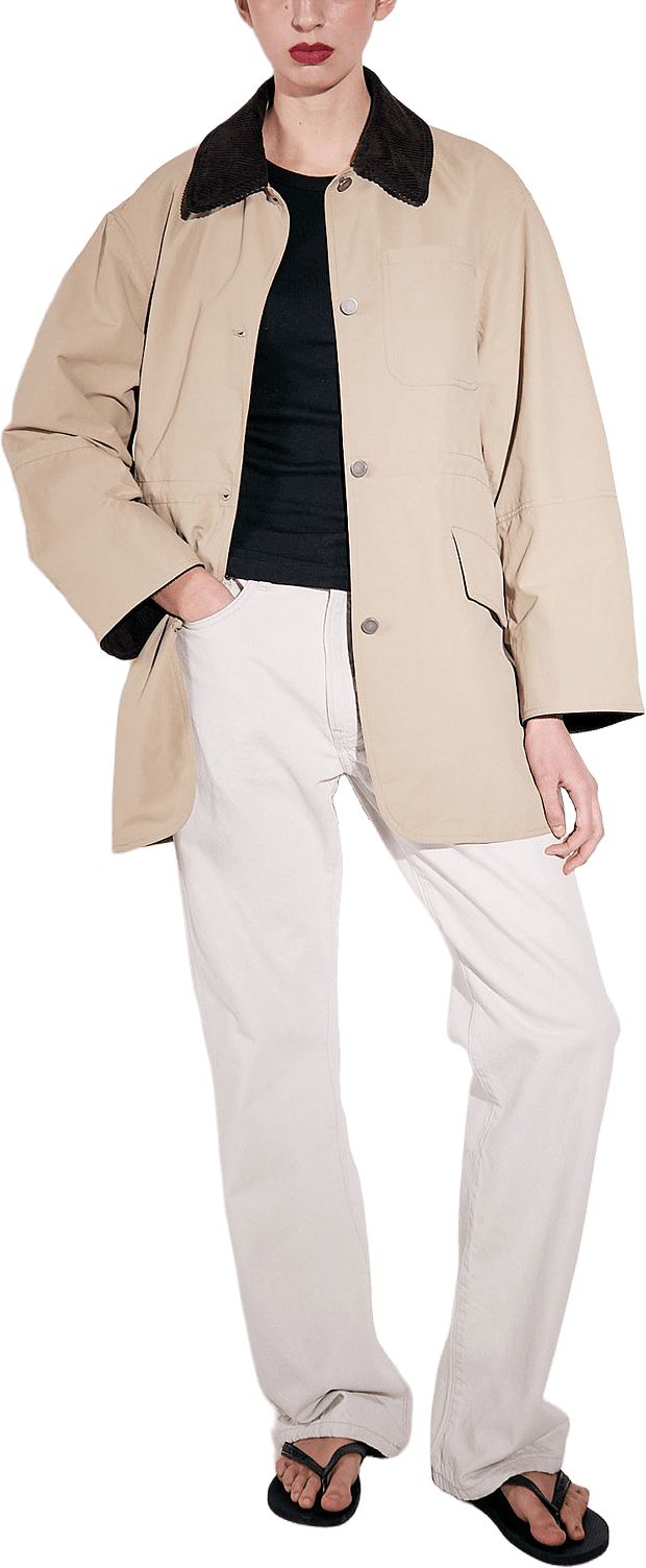 Billy Nylon Jacket, från Brixtol Textiles, i färgen Khaki.