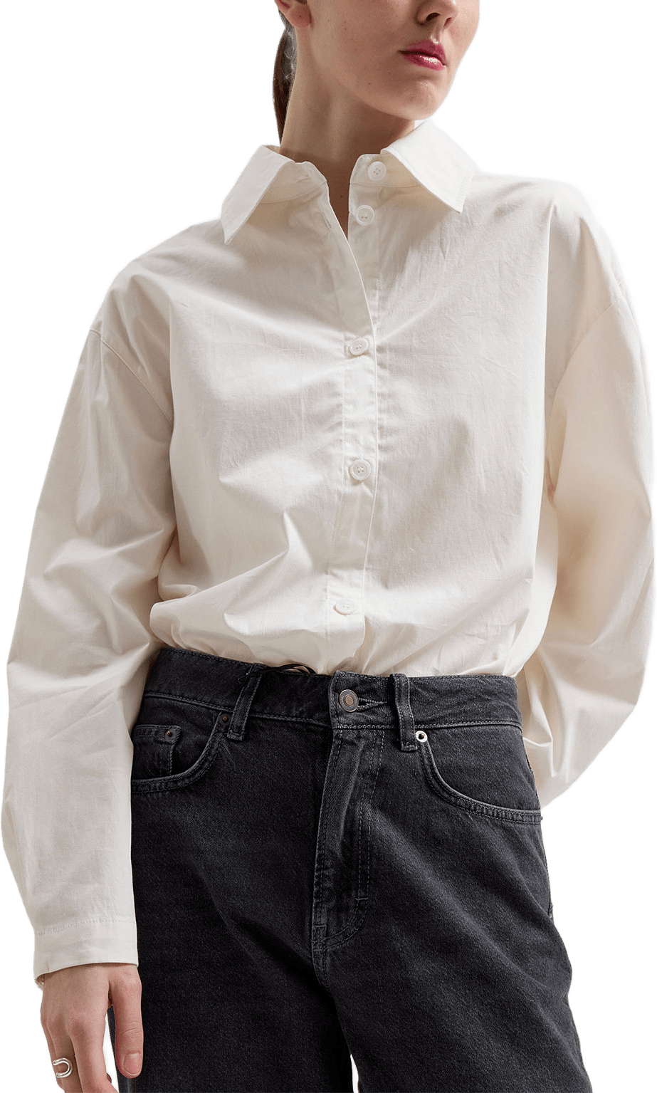 Stella Shirt, från Brixtol Textiles, i färgen Off White.