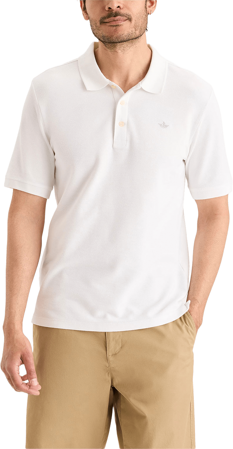 T2 Polo Coolmax, från Dockers, i färgen Lucent White.