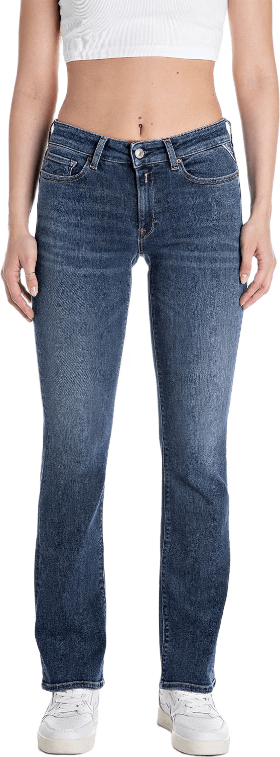 New Luz Bootcut Jeans, från Replay, i färgen Dark Blue.