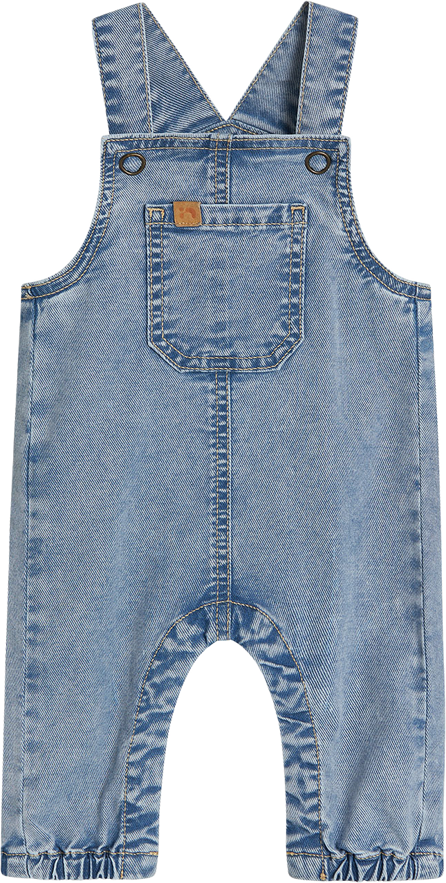 NBMALVIN BAGGY R DNM OVERALL 2727-YB B, från Name It, i färgen Medium Blue Denim.