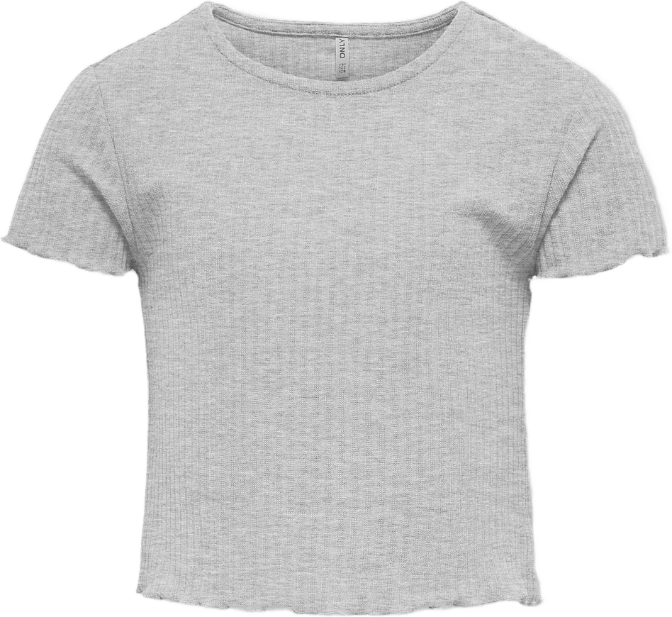 Topp NELLA, från Only, i färgen Light Grey Melange.