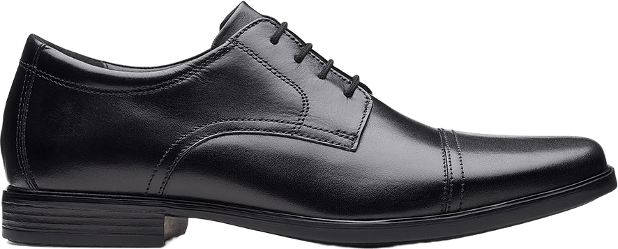 Howard Cap G, från Clarks, i färgen Black Leather.