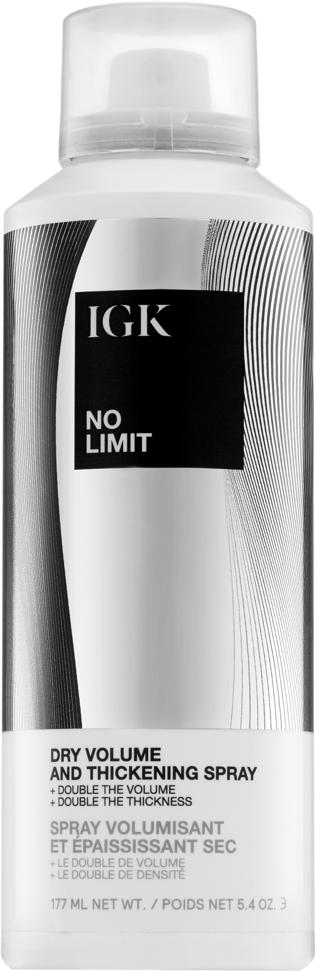 No Limit Dry Volume & Thickening Finishing Spray, från IGK.