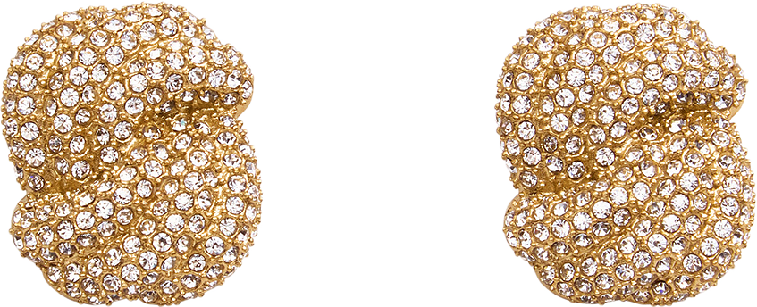 Emilia Gold Earrings, från Mockberg, i färgen Gold.