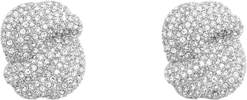 Emilia Silver Earrings, från Mockberg, i färgen Silver.