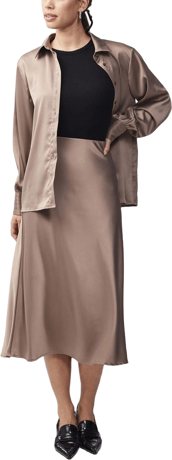 Yaspella Hw Midi Skirt