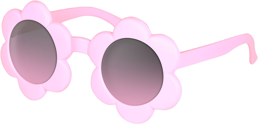 Solglasögon Margaretha, från Minibrilla, i färgen Pink.