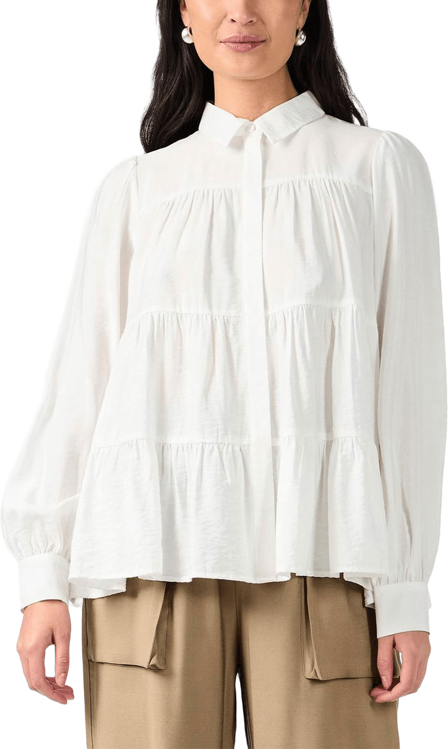 Yaspala Shirt, från Y.A.S, i färgen Star White.