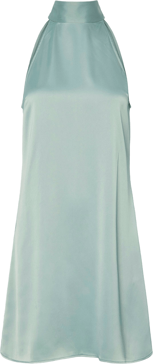Yasdottea Halterneck Dress S. - Wg, från Y.A.S, i färgen Chinois Green.