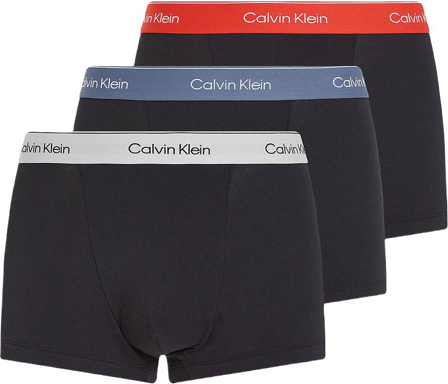 Relaxed Dart Trunk 3-Pack, från Calvin Klein, i färgen B- Vint Ind, Micro Chip, Molten Wbs.